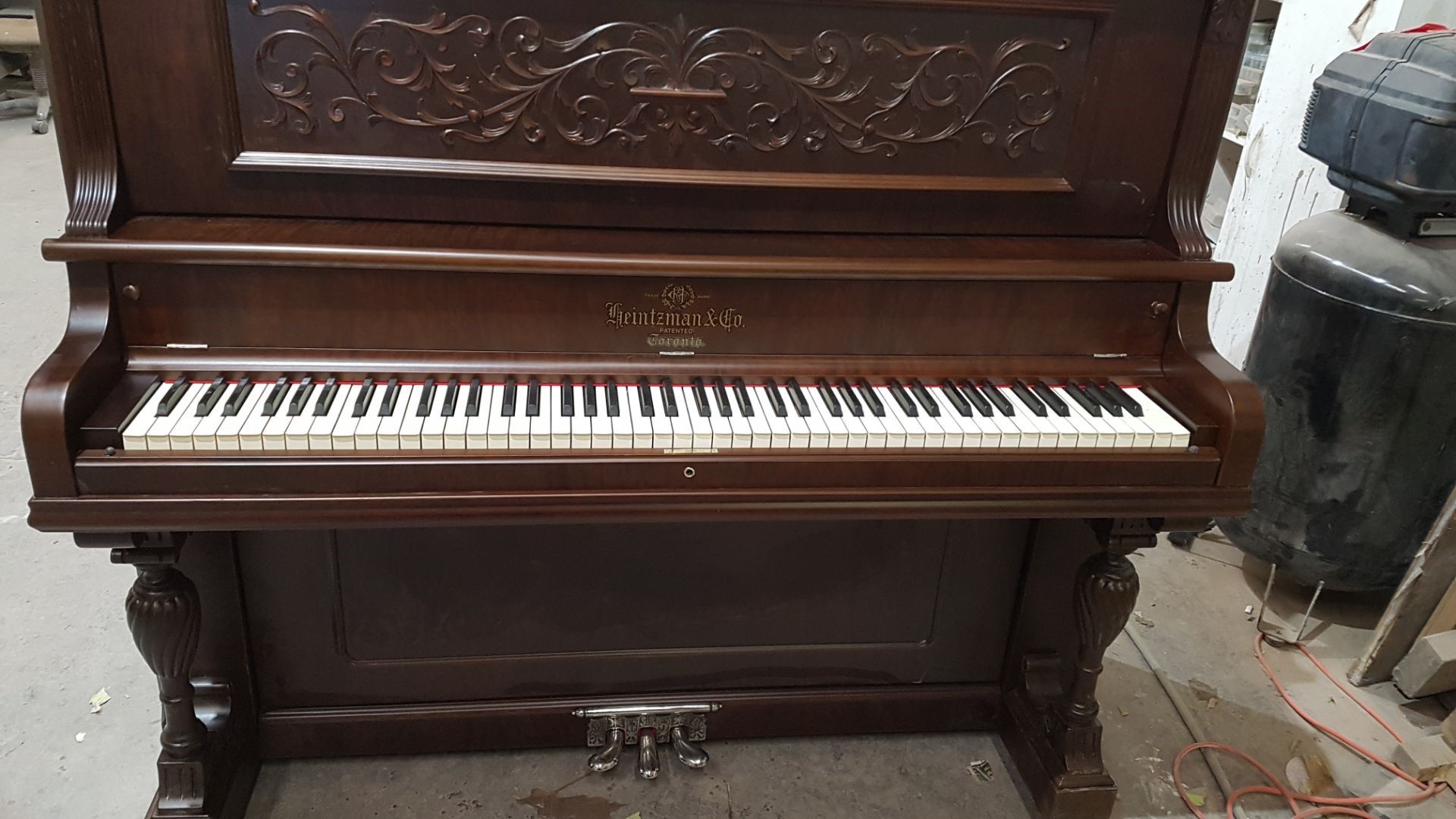 Is your piano scratched or in need of refinishing?  Is it old and does it have cracks?
Call Angelo's Furniture Restoration at 647-560-2788